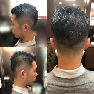 ショート メンズ 菅野 綺華のヘアスタイル