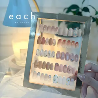 ネイル each sakuraのネイルデザイン