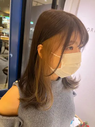 ミディアム 森本峻介 ボブ/透明感カラーのヘアスタイル