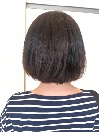 セミロング 資生堂サロン&スパ大阪所属・黒田恵里香ショート カットモデル募集中のヘアスタイル