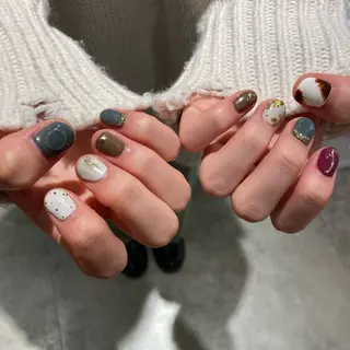 ネイル sio.nail&eyebrow salon shimokitazawa2号店所属・nailist mana𖤐´-のネイルデザイン