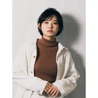 ショート re.share所属・茅ヶ崎/ショートボブ /ハイトーン/片野のヘアスタイル