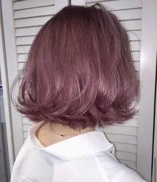 ミディアム カラー ヘアアレンジ L'wis所属・🪄🫧ハイトーン/ 乙津茜🐰L'wisのヘアスタイル