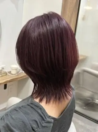 ミディアム カラー Seina セイナのヘアスタイル