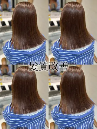 ミディアム 髪質改善/艶カラー ✨しゅうやのヘアスタイル