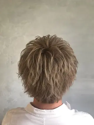 カラー メンズ keshiki大名所属・Keshiki大名 安部 真輝のヘアスタイル