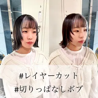 ミディアム カラー ショート/ボブ 🌟齋藤ほのかのヘアスタイル