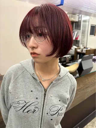 ミディアム カラー 渡邉 悠斗のヘアスタイル