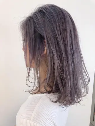 ミディアム カラー 中西倖 トップスタイリストのヘアスタイル