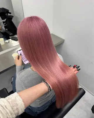 ロング Newone by neighbor所属・うる艶🫧ハイトーン 💜🦋🫧ミズキのヘアスタイル