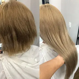 ロング ヘアアレンジ alpha. カラーエクステ下妻のヘアスタイル