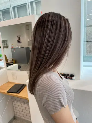 ミディアム カラー JILBLAN京都 ショート/ハイライトのヘアスタイル