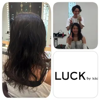 ショート ミディアム セミロング ロング カラー パーマ メンズ 中村 卓也のヘアスタイル