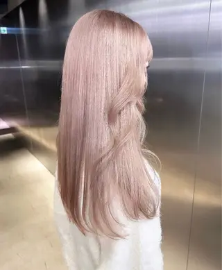 ロング 名古屋栄♡PELE/ ブリーチ/ハイトーンのヘアスタイル