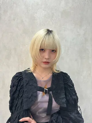 ミディアム カラー パーマ ヘアアレンジ 🇰🇷韓国ヘア/ レイヤー/まさ❣️のヘアスタイル