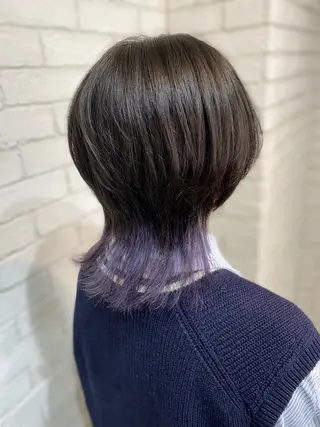 ショート カラー ヨシダ フミノリのヘアスタイル