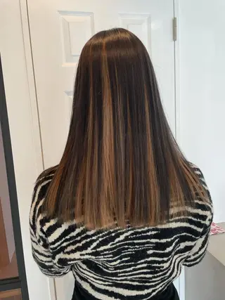 セミロング カラー 中目黒🌼 🌼ハナのヘアスタイル