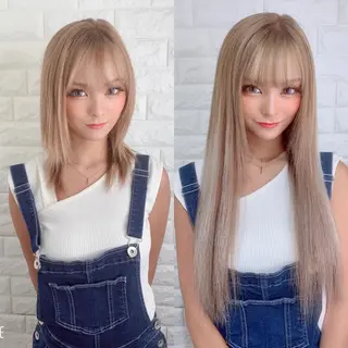 ロング プルエクステ 代表 松本のヘアスタイル