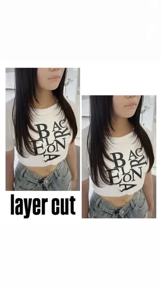 ロング レイヤーカット/ボブ 🪐花木 香菜のヘアスタイル