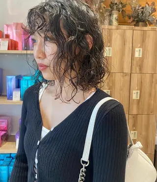 ショート パーマ パーマ指名No1 /namiのヘアスタイル