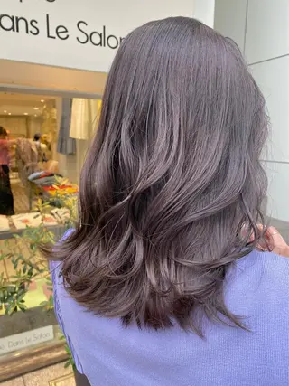 ミディアム カラー ヘアアレンジ マツエク・マツパ アイブロウ Noah's　Ark所属・透明感カラー🫧ヘア セット🫧松本菜月の眉毛・アイブロウイメージ