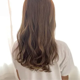 セミロング カラー お洒落パーマ/ 艶カラー/michiのヘアスタイル