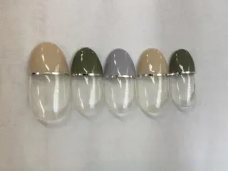 ショート カラー ネイル chéri sinagawaのネイルデザイン