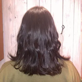 セミロング “ととのう”ヘッドス パ🌿本多麻亜優のヘアスタイル