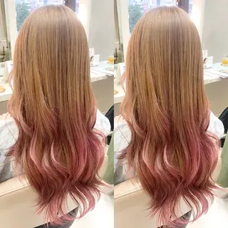 カラー ゆるふわパーマ🌼 アレンジ🌼リョウカのヘアスタイル