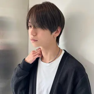 カラー メンズ Alea by little 横浜所属・♡🌚垢抜け艶カラー Shiori🌝♡のヘアスタイル