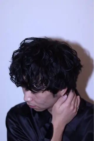 パーマ メンズ AMBERGLEAM Hair&Cloth Yoga所属・Ryo☘縮毛矯正/ パーマ/ブリーチ/のヘアスタイル