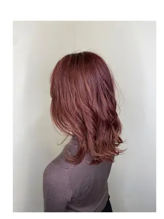 ミディアム カラー LandS barber &beauty所属・髪質改善特化 長澤友哉のヘアスタイル