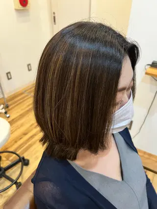 ミディアム カラー 美容室Class所属・🐰ハイトーンカラー 畠山　渡🐰のヘアスタイル