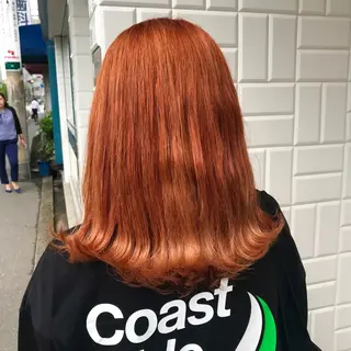 ロング カラー アオイ🩵暖色 /まろやかカラーのヘアスタイル