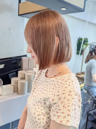 ショート カラー 🩶MIYU🩶 うるつやカラー୨୧のヘアスタイル