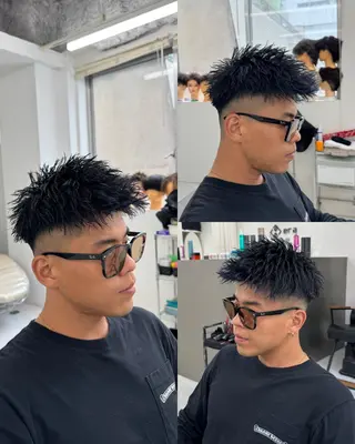 ショート パーマ era2d所属・マコト/心斎橋 メンズ専門店のヘアスタイル