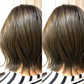 ミディアム カラー ヘアサロンオスカー 岸和田蛸地蔵店のヘアスタイル