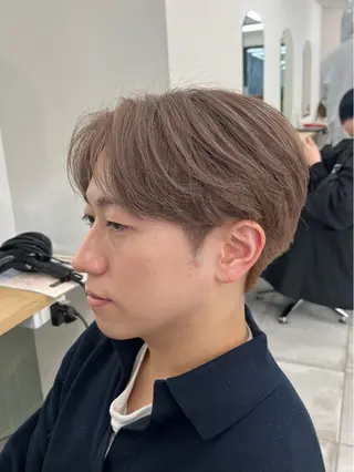 ショート カラー メンズ 🏆メンズヘア特化 🥇代表りんぺーのヘアスタイル