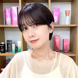 ショート ショート🩵 なりたみゆうのヘアスタイル