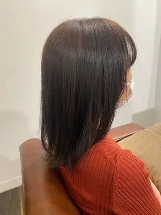 ミディアム カラー CIEN white所属・パーマモデル募集中 渥美翔人のヘアスタイル