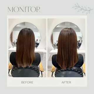 セミロング 🍀木金限定🍀@ マンツーマンサロンのヘアスタイル