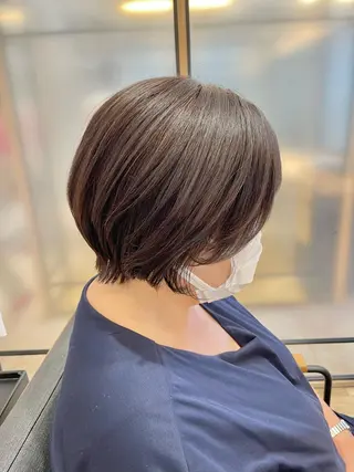 ショート シノハラ ガクト ショート/白髪ぼかしのヘアスタイル