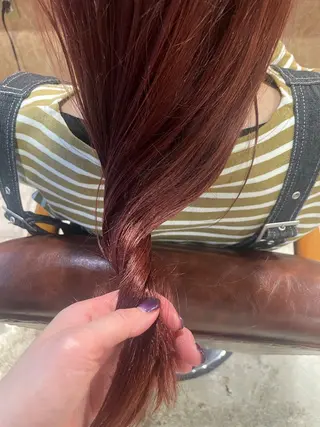 ロング カラー さの あやねのヘアスタイル