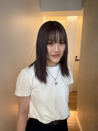 セミロング カラー ハイトーン/デザイン 🪐·˚⌖MIHOのヘアスタイル