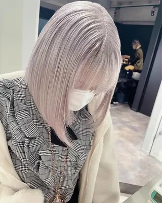 セミロング MiL所属・✨ハイトーン✨ 濱田知孝のヘアスタイル