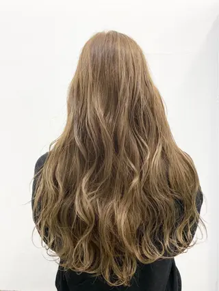 ロング カラー ヘアアレンジ 🧸縮毛矯正特化 金澤 彩香🎀のヘアスタイル