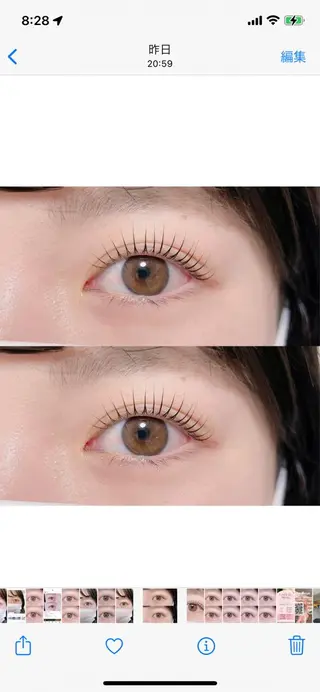 マツエク・マツパ Mignon所属・mignon eye YUKINOのマツエク・マツパデザイン