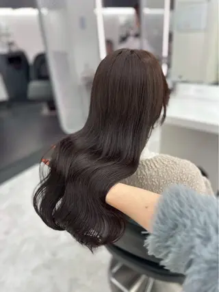 ロング ブリーチなし🫧韓国 🫧HANA🫧のヘアスタイル