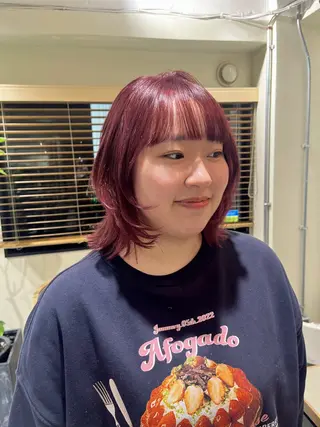 ミディアム カラー 🦮shiori アイドルオタク🦮のヘアスタイル