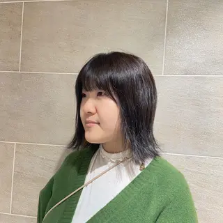 ミディアム カラー hair＆make CIEL所属・武井 哉子のヘアスタイル